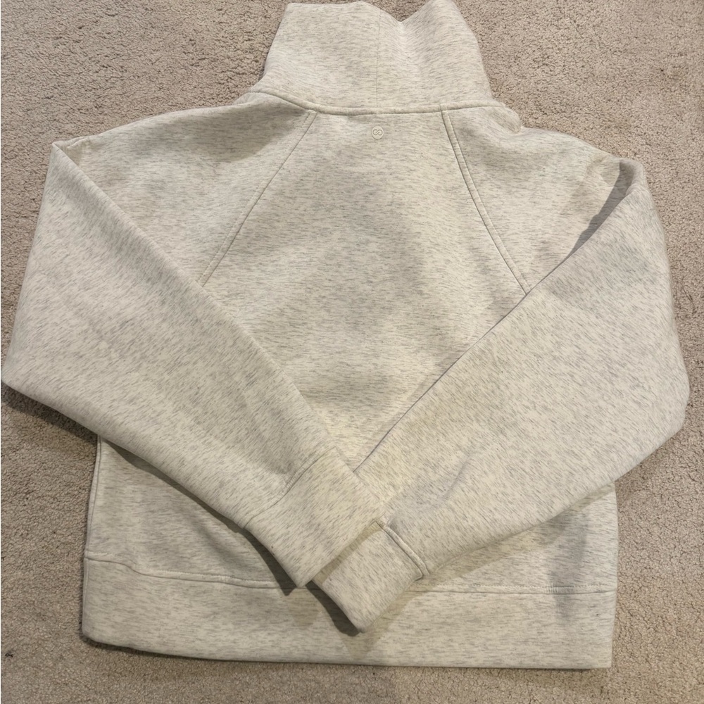 CALIA Women's Soft Scuba Mock Neck 1/4 Zip - Picture 6 of 7